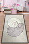 Conceptum Alfombra de Pasillo 80 x 100 cm 100% Poliéster Antibacteriana Antideslizante Lavable